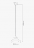 ALLEGRA PENDANT 1 X E27 240V BLACK